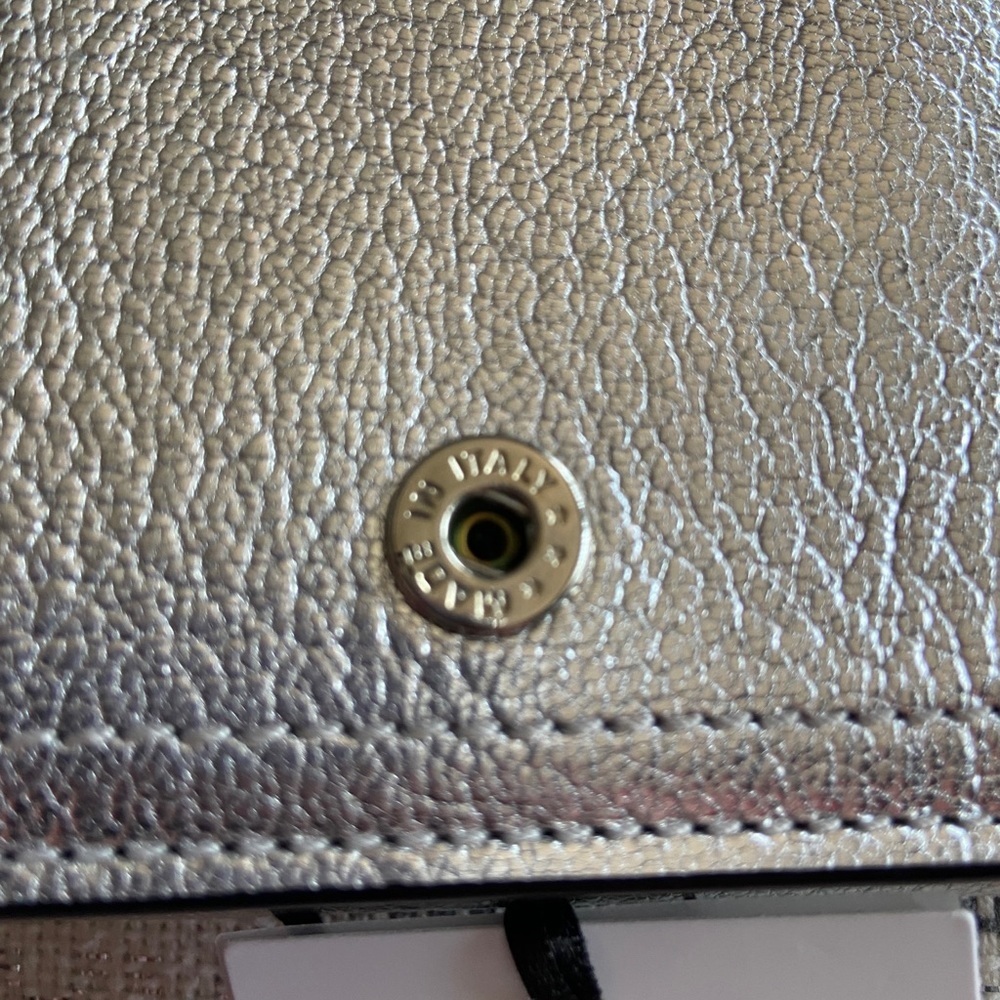 Moschino Metallic Logo Wallet - Picture 7 of 8